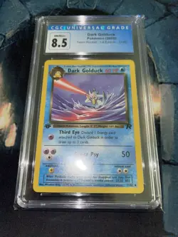 Pokemon Team Rocket 2000 1st Edition DARK Golduck 37/82 NM Mint PSA BGS CGC 8.5 - Image 1