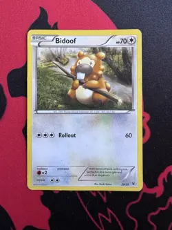 Pokemon TCG - Bidoof 29/39 Promo XY Kalos Starter Set - Image 1