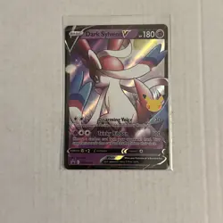 Pokemon TCG Dark Sylveon V SWSH134 Full Art Black Star Promo Rare Holo. Pk001709 - Image 1