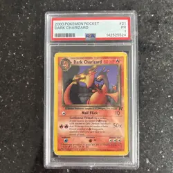 2000 Dark Charizard #21 PSA 1 | Pokemon Rocket. Unlimited Non Holo - Image 1