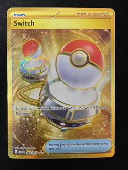 Pokemon Switch Hyper Rare SV: Scarlet & Violet 151 206/165 NM - Image 1