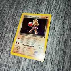 Pokemon Rocket's Hitmonchan 11/132 Gym Heroes Holo Rare Unlimited WOTC Swirl 🌀 - Image 3