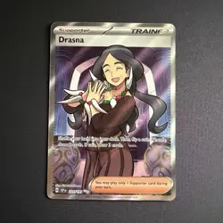 Pokemon Drasna 231/195 Silver Tempest Full Art Ultra Rare Holo Supporter EN - Image 1