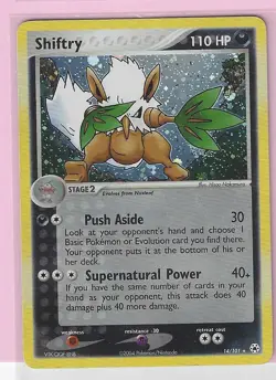 Pokemon Hidden Legends "Shiftry" Holo 14/101 - Image 1