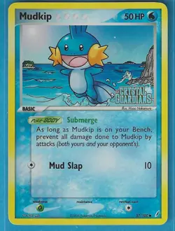 Pokemon Crystal Guardians "Mudkip" 57/100 Reverse Holo X1 - Image 1