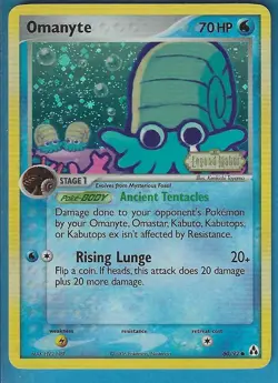 Pokemon Legend Maker "Omanyte" 60/92 Reverse Holo X1 - Image 1