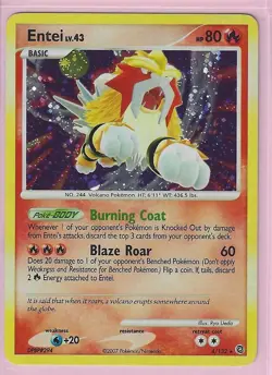 Pokemon - Secret Wonders "Entei" 4/132 Holo X1 - Image 1