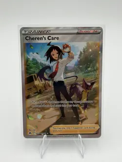 Pokemon TCG Cheren's Care GG58/GG70 Crown Zenith: Galarian Gallery Holo NM - Image 1