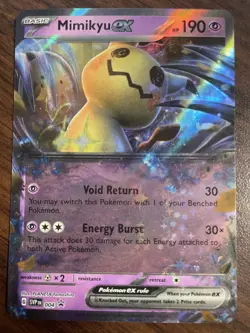 Pokemon TCG - Mimikyu ex #004 SV: Scarlet & Violet Promo Cards 2023 - Near Mint - Image 1