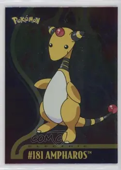 Ampharos Foil Topps Pokemon TV Animation Edition Johto Series 1 #181 2001 - Image 1