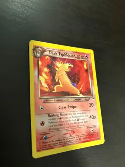 Pokemon Dark Typhlosion 10/105 Neo Destiny Holo LP - Image 2