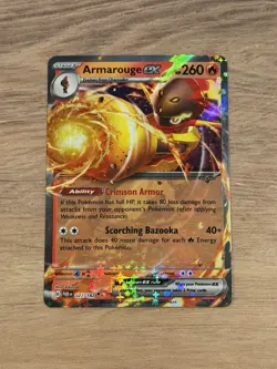 Pokemon Paradox Rift: Armarouge ex 27/182 NM - Image 1