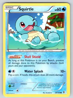 Squirtle 29/149 Common Boundaries Crossed Pokemon Lightly Played - Image 1