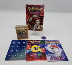 Pokemon Gym Challenge Blaine Theme Deck - COMPLETE - Vintage w/ SEALED Deck - Image 1
