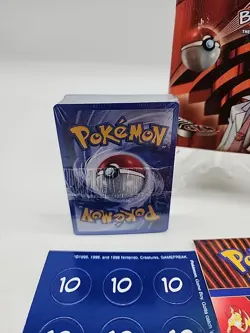 Pokemon Gym Challenge Blaine Theme Deck - COMPLETE - Vintage w/ SEALED Deck - Image 3