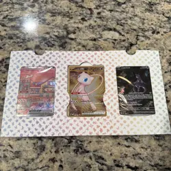 Pokemon 151 UPC Mewtwo Mew ex Metal Mew PROMO Set FACTORY SEALED - Image 1