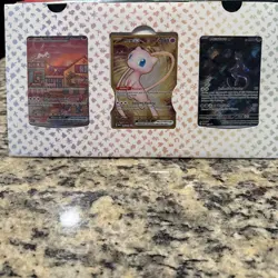 Pokemon 151 UPC Mewtwo Mew ex Metal Mew PROMO Set FACTORY SEALED - Image 2