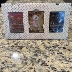 Pokemon 151 UPC Mewtwo Mew ex Metal Mew PROMO Set FACTORY SEALED - Image 3