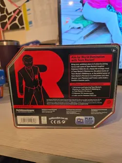 NEW Pokemon Destined Rivals Team Rocket Tin Persian - Image 3