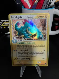 Feraligatr (Delta Species) 2/101 Holo Rare 2006 EX Dragon Frontiers Pokemon TCG - Image 1