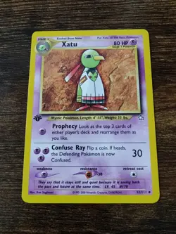 Pokemon Neo Genesis 1st Edition Xatu 52/111 Non Holo NM-MINT - Image 1