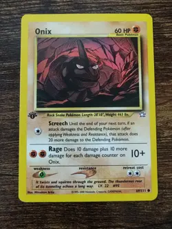 Pokemon Neo Genesis 1st Edition Onix 69/111 Non Holo - Image 1