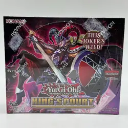 Yugioh King's Court 1st Edition Booster Box New Factory Sealed English 2021 - Image 1