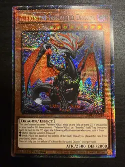 Albion the Shrouded Dragon (STARLIGHT RARE) RA05-EN019 (MINT) 1st Ed Yu-Gi-Oh! - Image 1