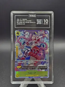 2025 One Piece Japanese OP14 Perona Alternate Art TAG 10 - Image 1