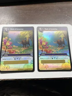 Lot Of 2-Path of Cenarius Honor Loot Redemption Card World of Warcraft TCG - Image 1