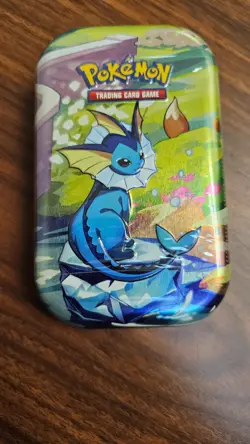 Pokemon Prismatic Evolutions Mini Tin Factory Sealed with Two Packs of Cards - Image 4