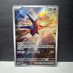 Pokemon TCG Latios 203/191 Surging Sparks Illustration Rare Holo Card 2024 - Image 1