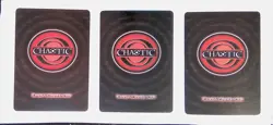 Chaotic DOP Foil Letter Rare Overworld 3 Card Lot (0109) - Image 2