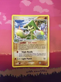Pokemon Card Cacturne EX Crystal Guardians Reverse Holo Rare 15/100 Near Mint - Image 1