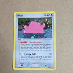 Pokemon Ditto 60 HP Holo Rare EX FireRed & LeafGreen 4/112 Basic 2004 Card - Image 1