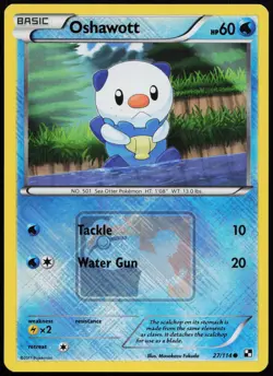 Oshawott (League Promo) 27/114 Holo Promo League & Championship Cards Pokemon LP - Image 1