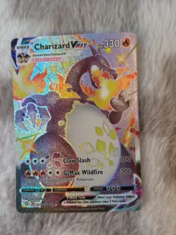 Pokemon Card Charizard VMAX SV107/SV122 Shining Fates Near Mint Pack Fresh - Image 3