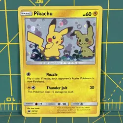 Pikachu Promo SM162 Team Up Blister Pokemon Card Excellent LP Sun & Moon Boxed - Image 1