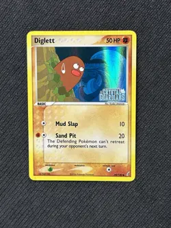 NM Diglett 50/100 Crystal Guardians Reverse Holo Pokemon Card - Image 1
