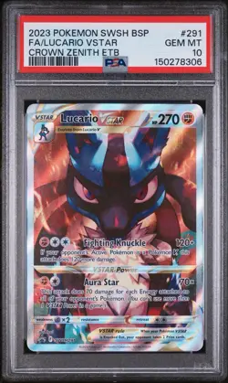 Lucario VSTAR SWSH291 SWSH: Sword & Shield Promo Cards Holo - Image 1