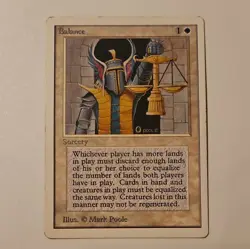 Balance-Unlimited-Heavily Played-MTG English - Image 1