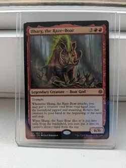 Magic The Gathering (MTG) Card Ilharg, The Raze-Boar - War of the Spark (WAR) - Image 1