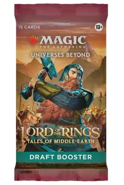 Magic The Gathering Universes Beyond: Lord of the Rings Draft Booster Pack MTG - Image 1