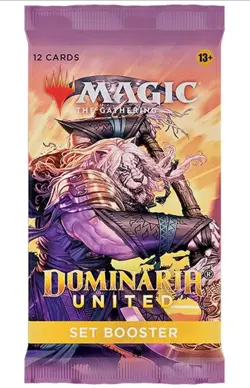Magic The Gathering Dominaria United Set Booster English SINGLE PACK x1 Sealed - Image 1