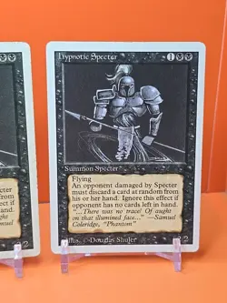 ⚫⚫ (4) 1994 Magic The Gathering HYPNOTIC SPECTER REVISED 3RD EDITION PLAYED⚫2 - Image 5