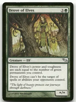 Drove of Elves #112 (LP) Shadowmoor SHM Magic MTG - Image 1