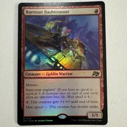 Burnout Bashtronaut (NM Foil) DFT-0115 Rare MTG - Image 1