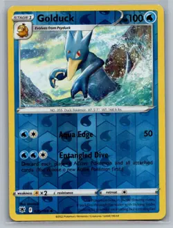 Golduck 029/189 Uncommon Astral Radiance Pokemon Reverse Holo Near Mint - Image 1