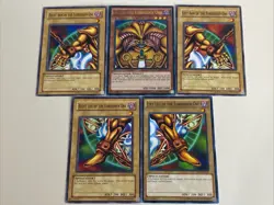Yugioh Exodia Set Forbidden One Left Right Arm Leg LP - Plus Free Holo Card - Image 1