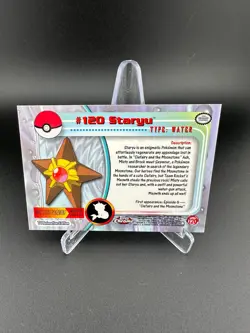 Staryu #120 Holo Topps Chrome Trading Cards Series 2 Pokemon NM - Image 2